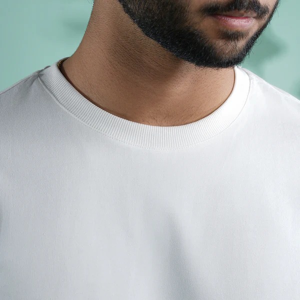 Canvas Off White Oversized TShirt Premium Oversized Cotton Tee for Corporate Gifting