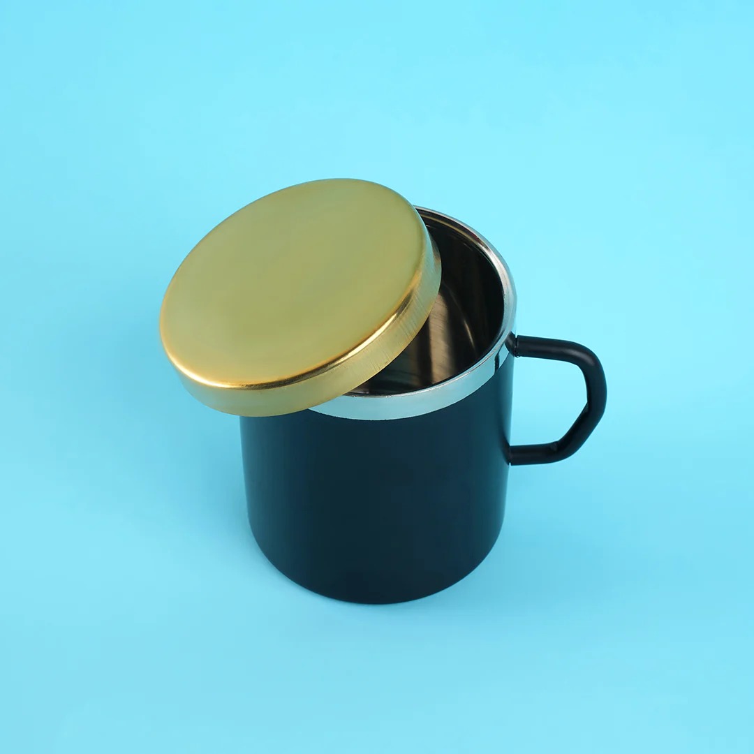 The Midnight Gold Desk Mug