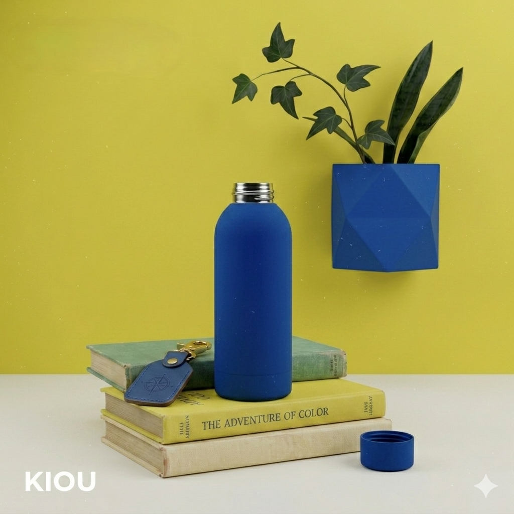 Matte Royal Blue Bottle