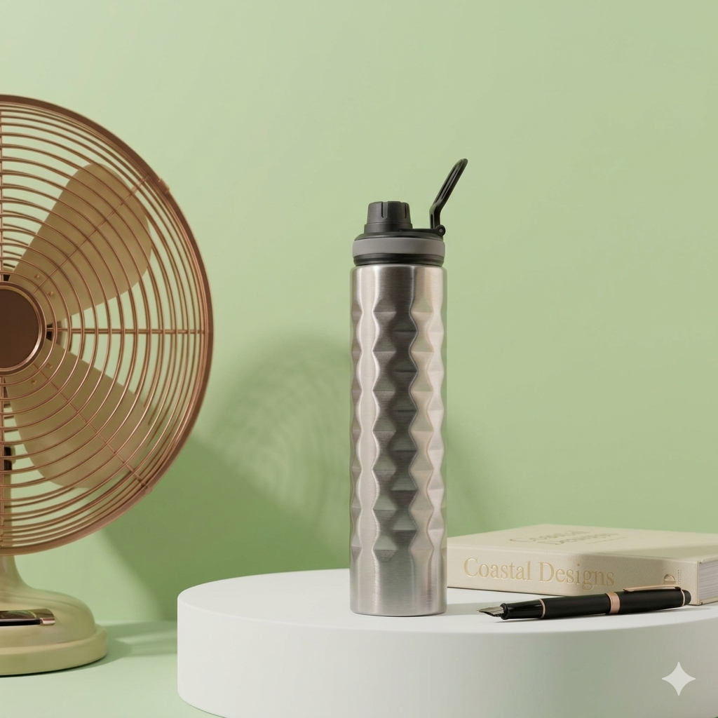 Geometric water bottle