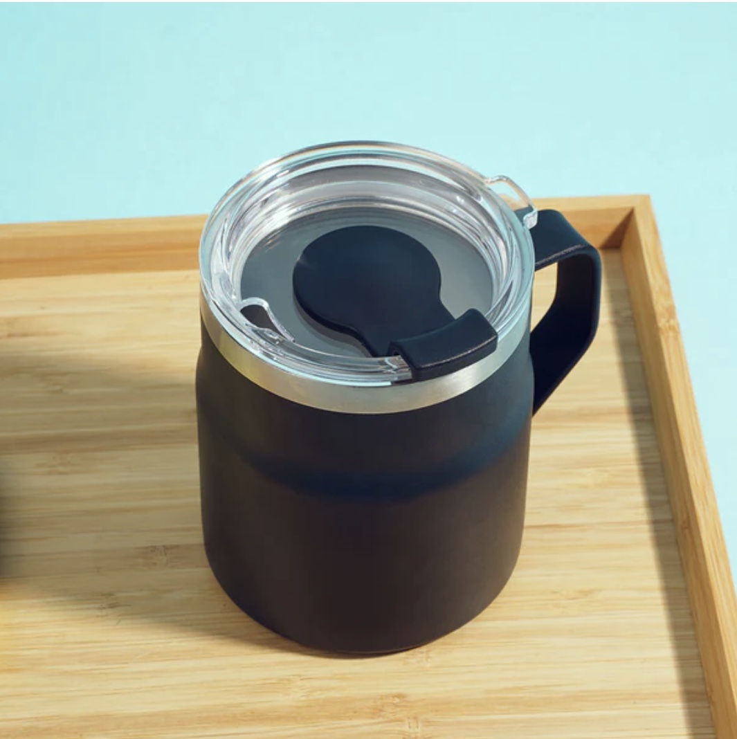 The Matte Black Desk Mug