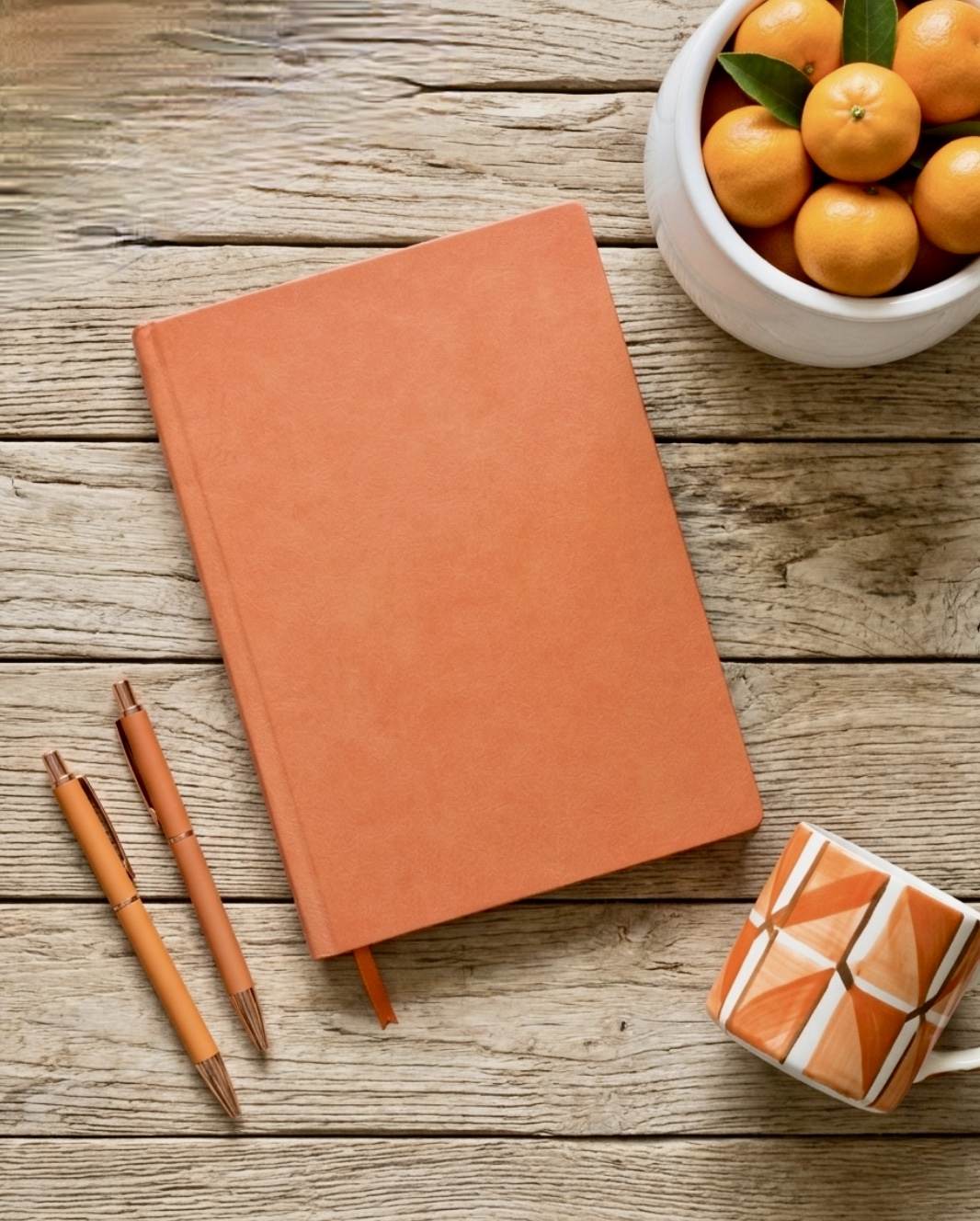 Vibrant Orange Journal