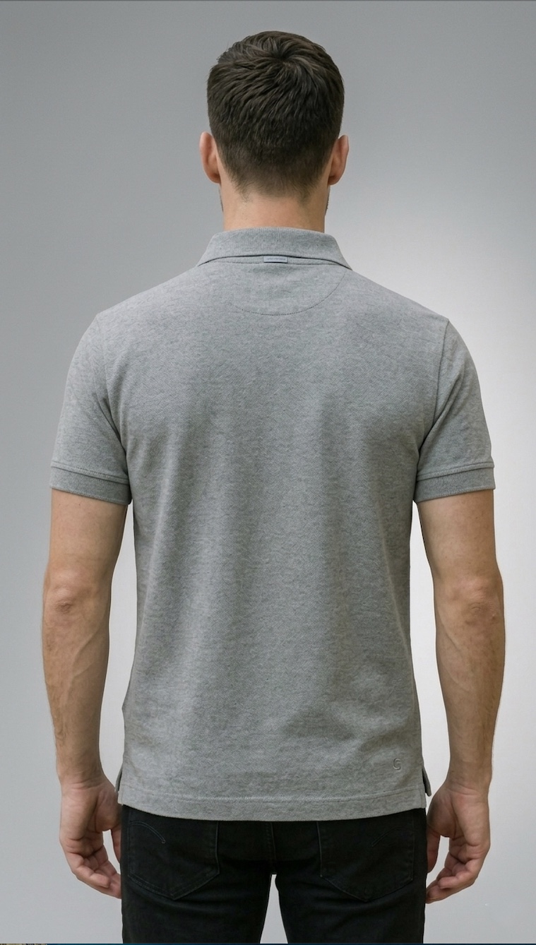 Premium Grey Polo Tshirt 240 GSM
