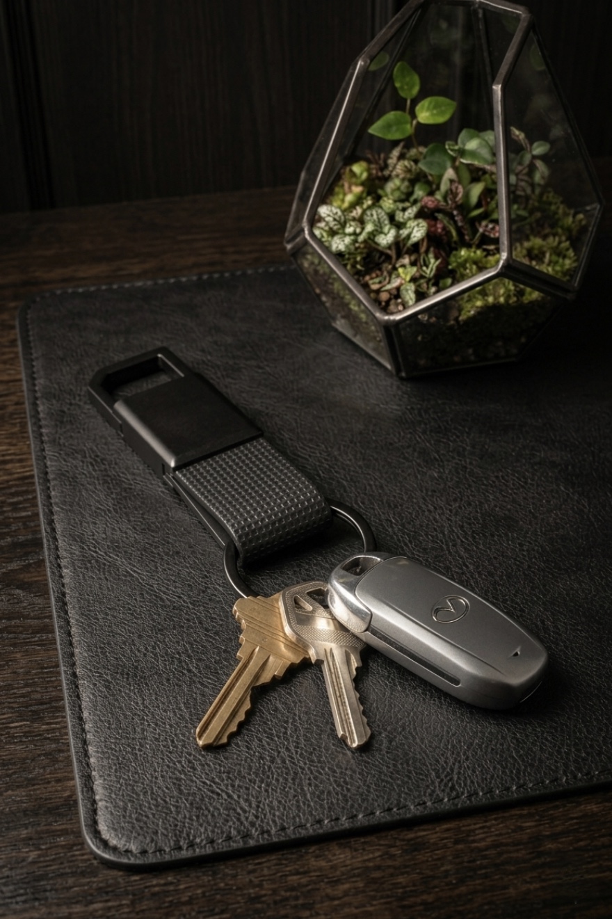 Grid Keychain