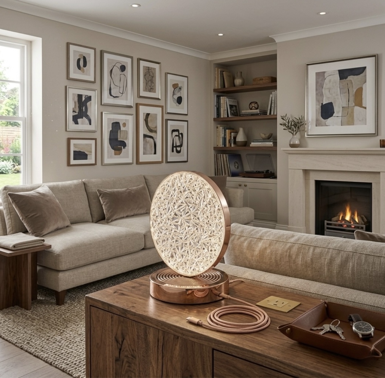 Lyra Crystal Lamp
