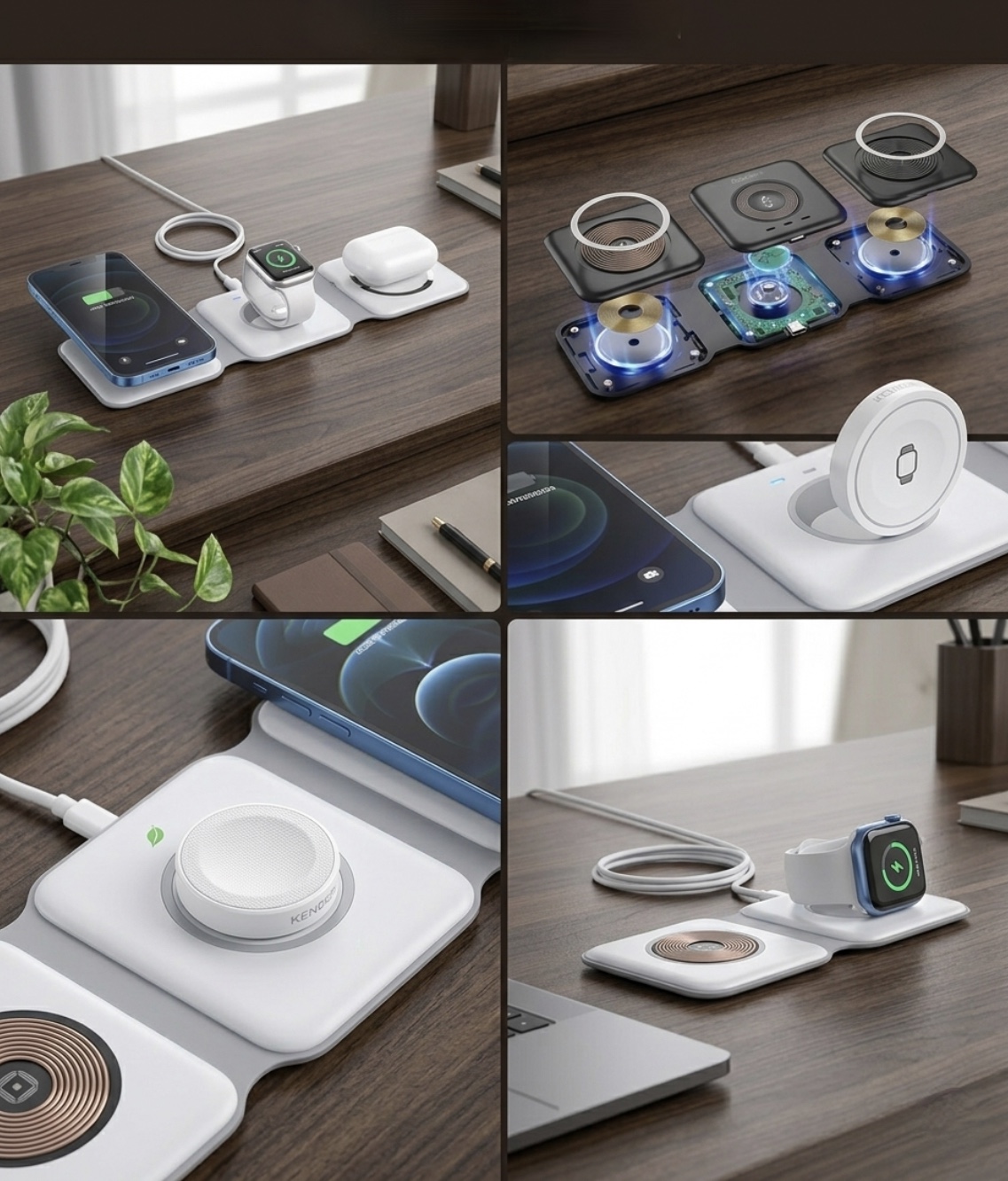 Nexus Foldable 3-in-1 Charging Pad