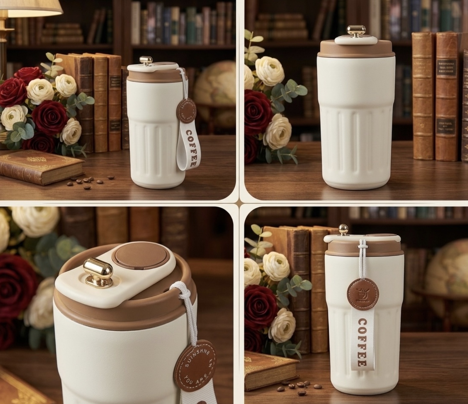 Sienna Ceramic Coffee Tumbler