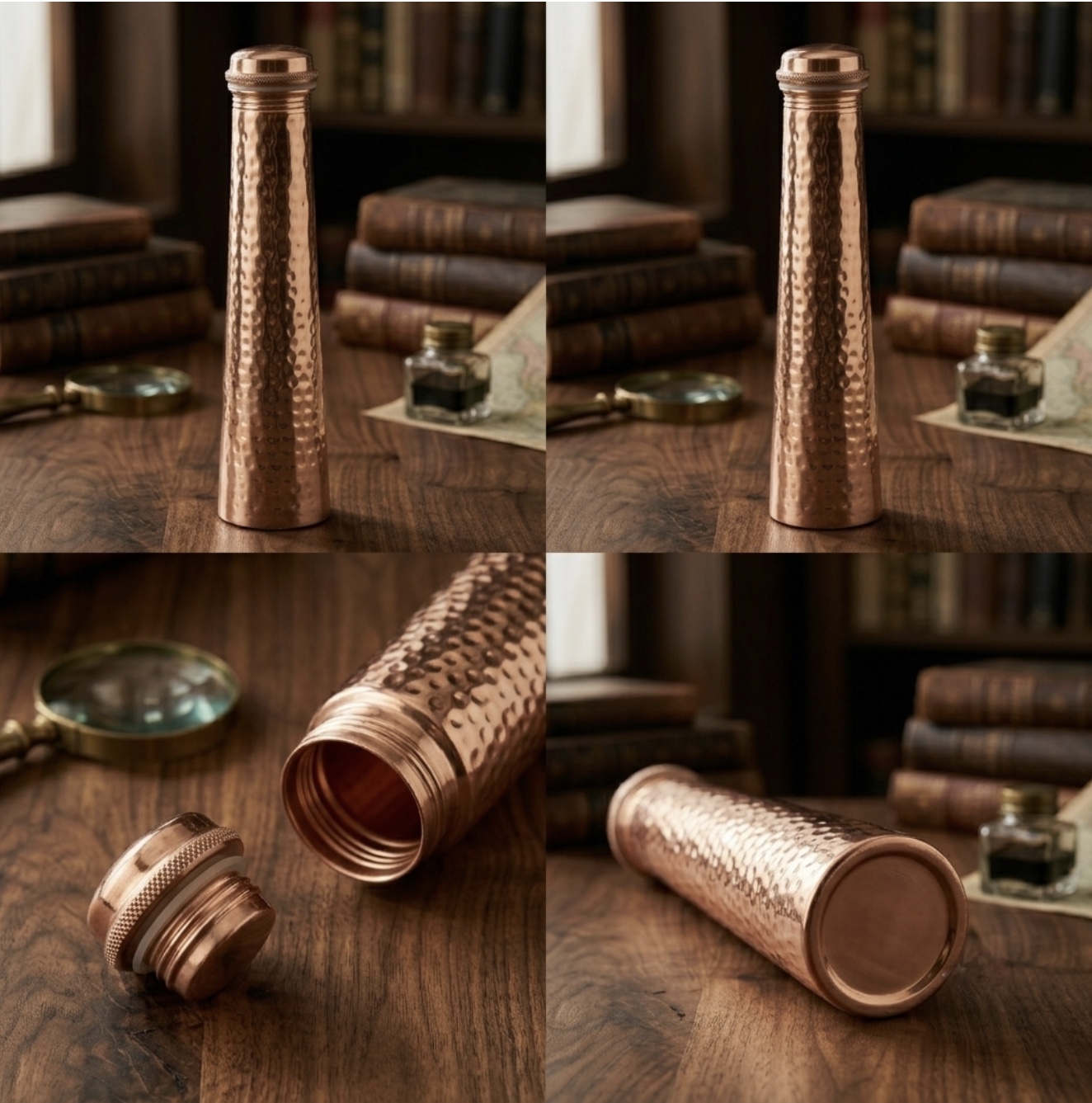 Hammered Copper Bottle