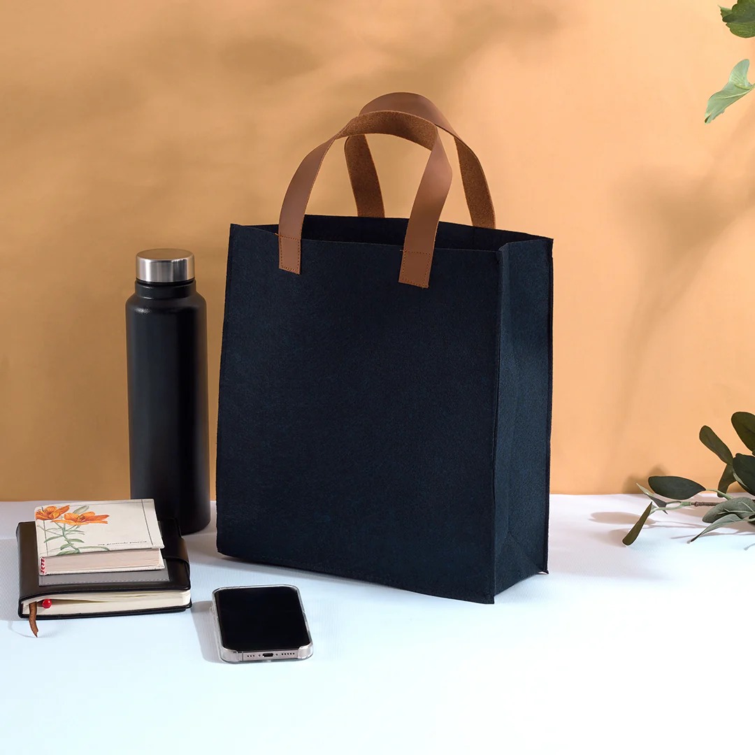 Compact Felt Tote Bag