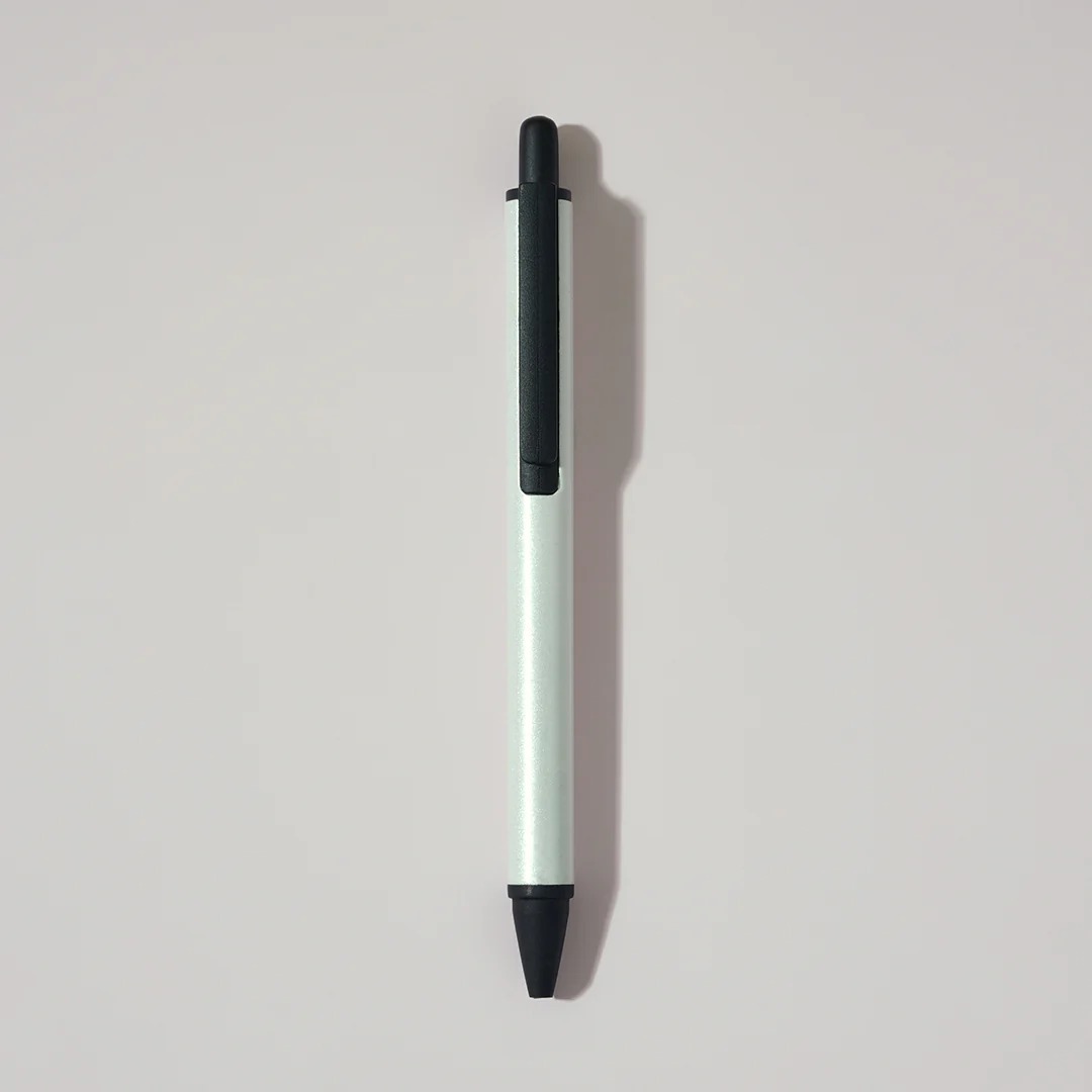 Mono Edge White Metallic Pen  Premium White Executive Metal Pen for Corporate Gifting