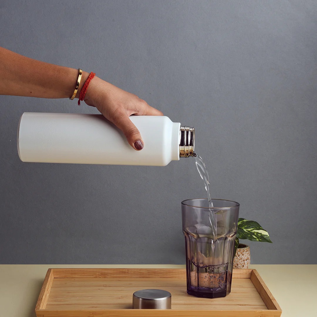 The Onx Flask Bottle white