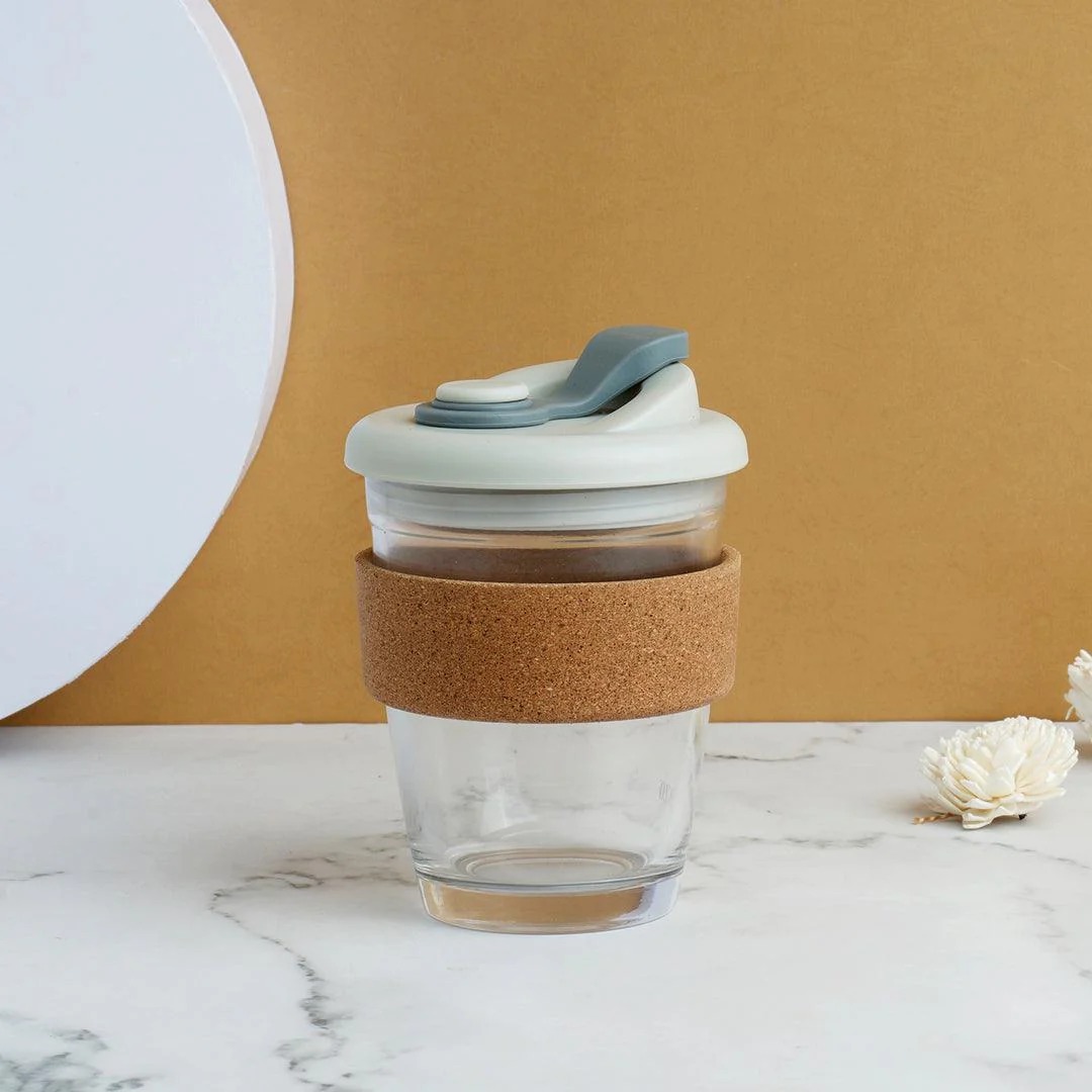 water sipper with cork grip