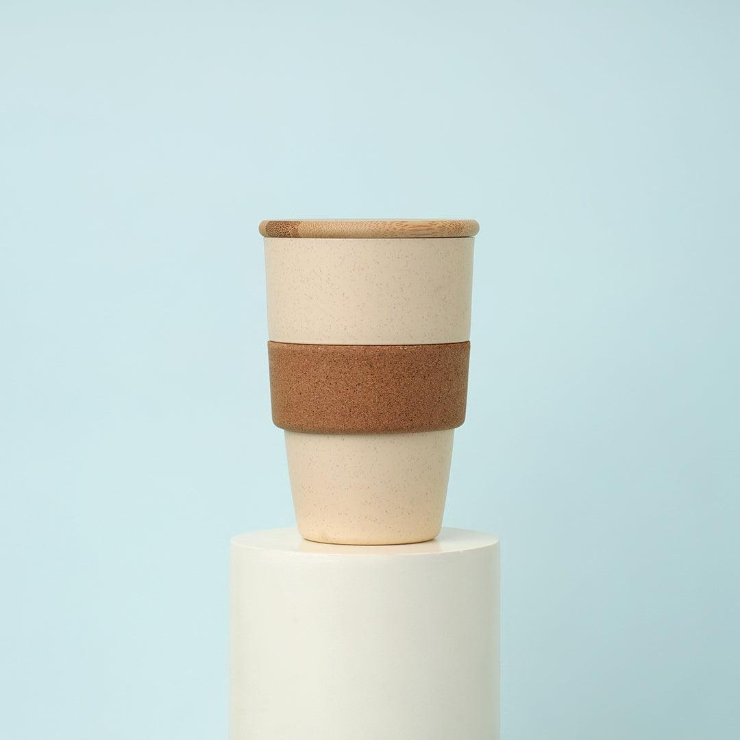 Bamboo coffee sipper with Lid