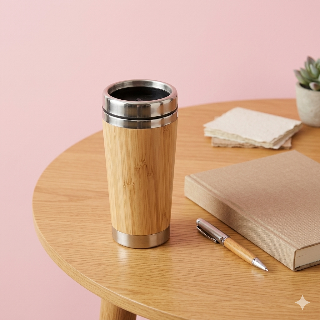 Wooden Coffee Tumbler