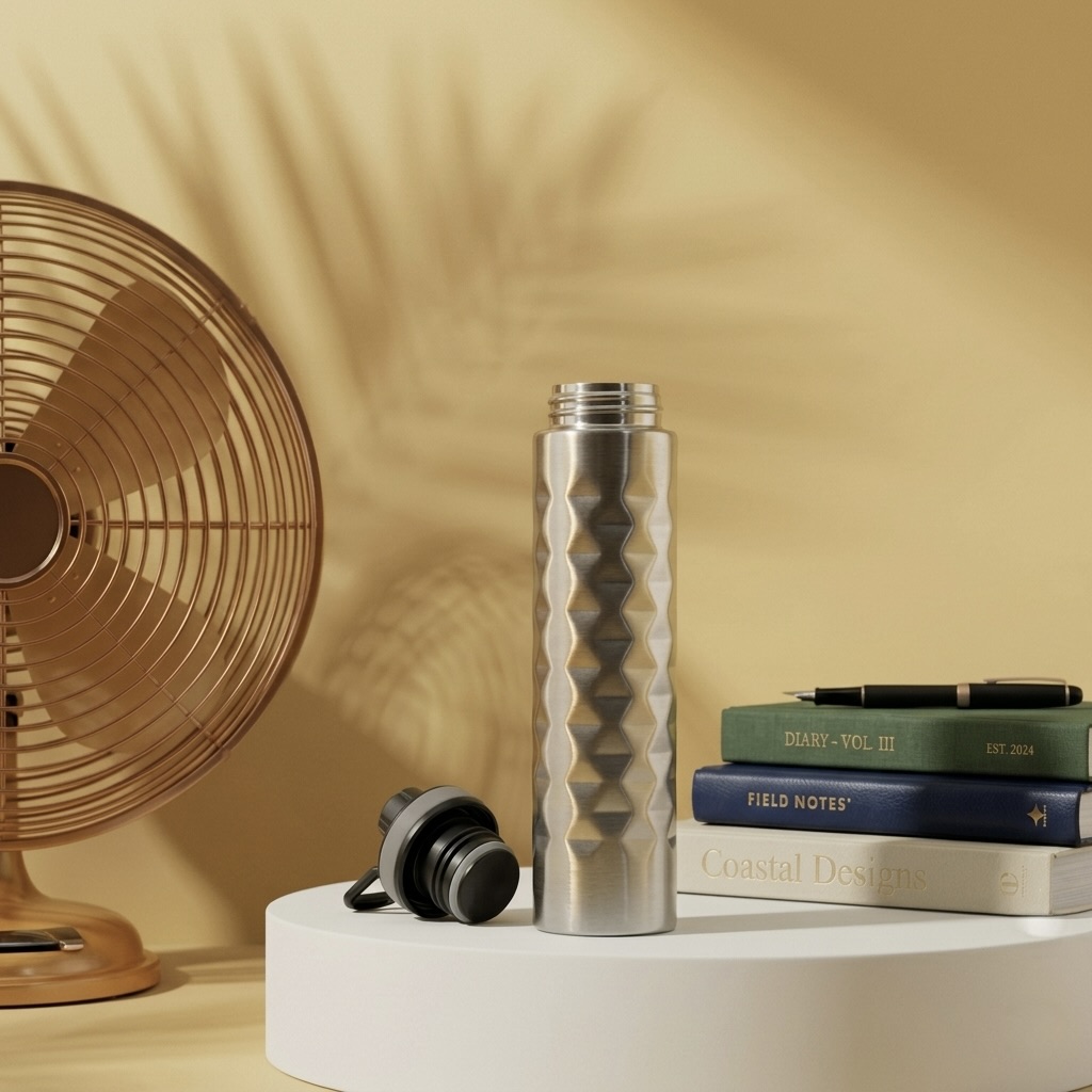 Geometric water bottle
