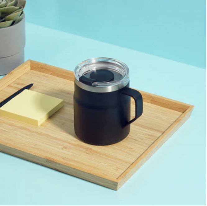 The Matte Black Desk Mug