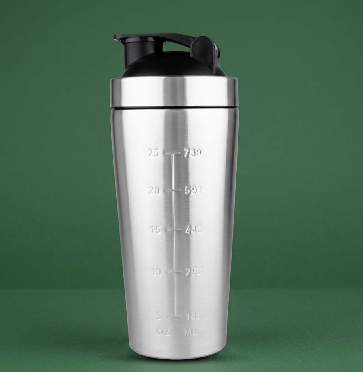 Silver tumbler