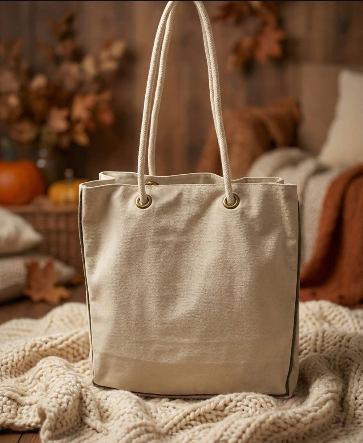 Anchor Canvas Marine Tote Bag