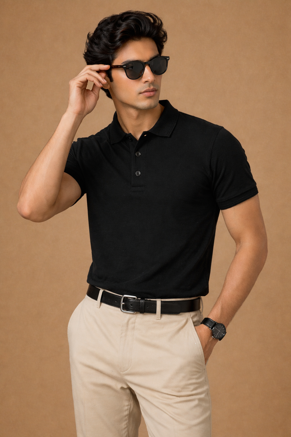 Premium 100% Cotton Polo T-Shirt (220 GSM)