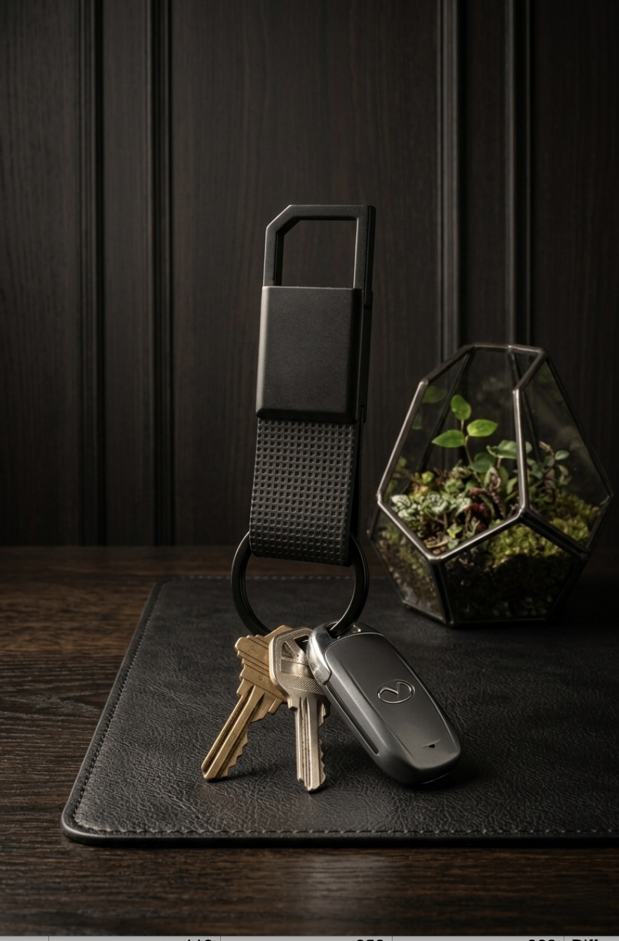Grid Keychain