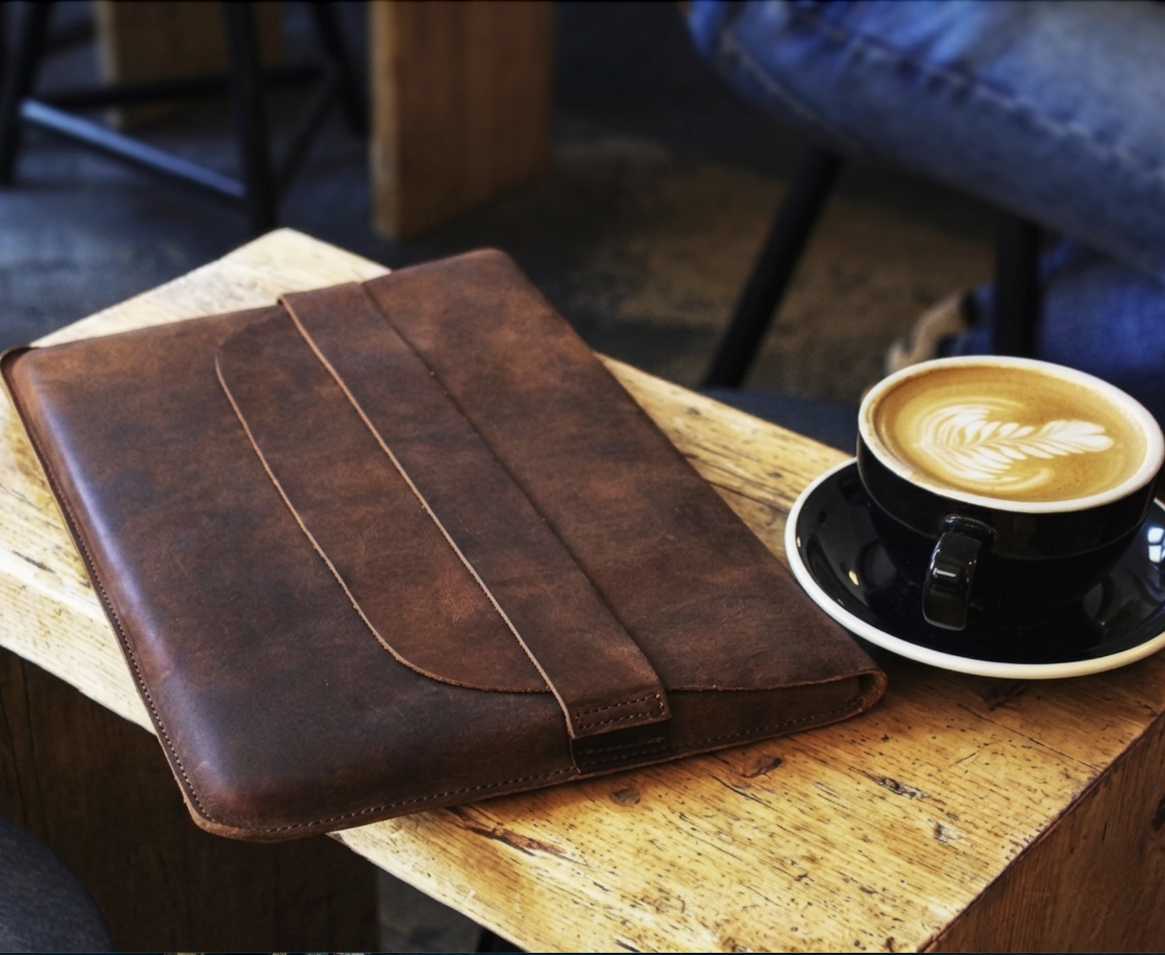 Vintage Leather Laptop Sleeve