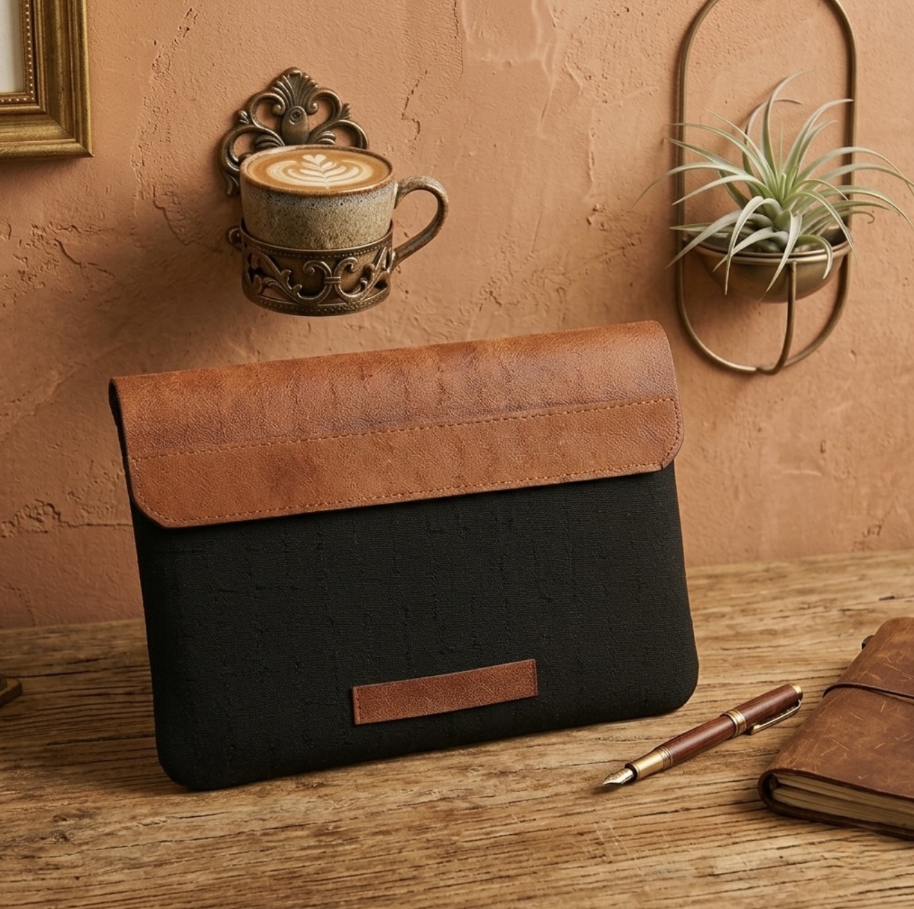 Heritage Canvas & Leather Laptop Sleeve