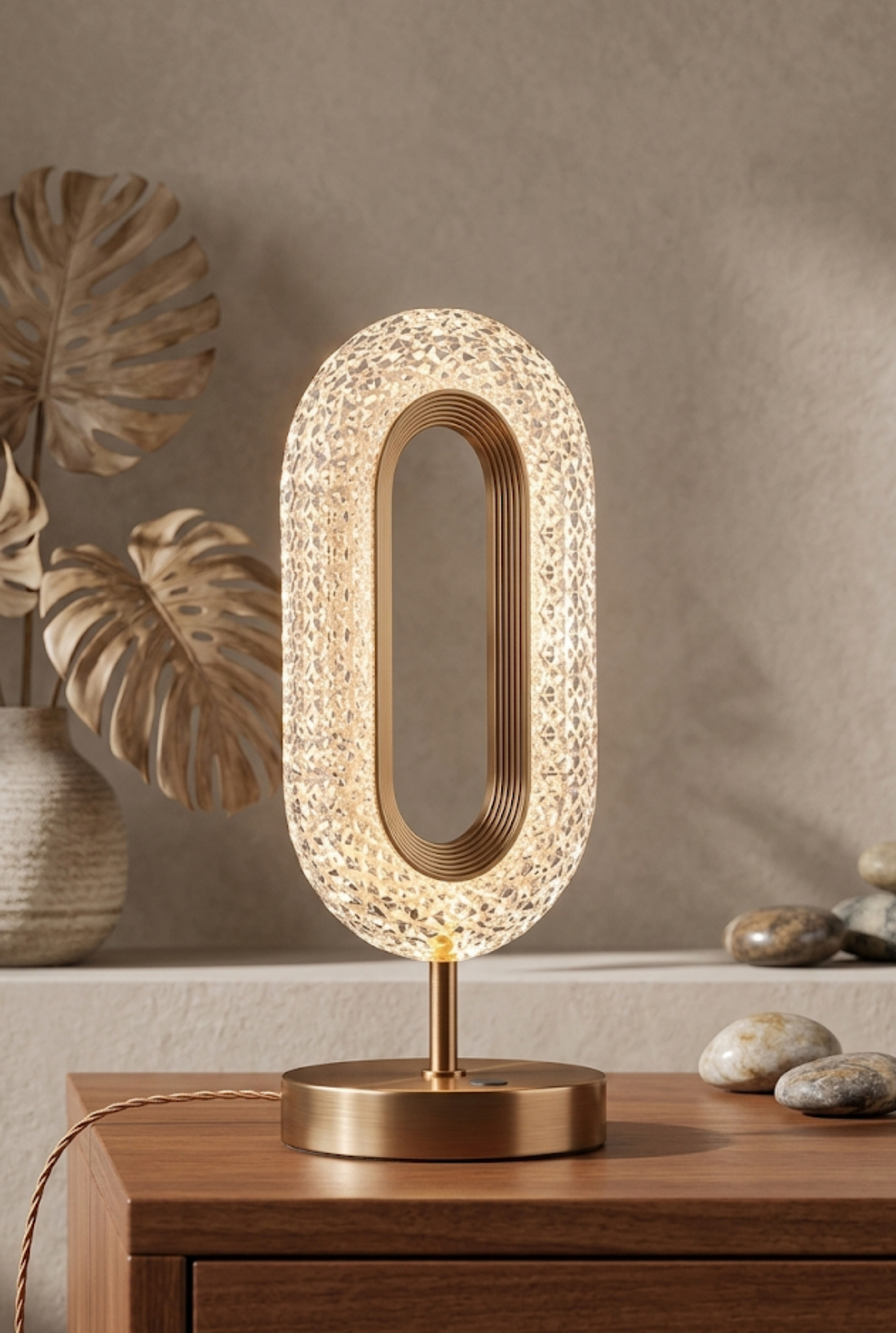 Aura Crystal Lamp