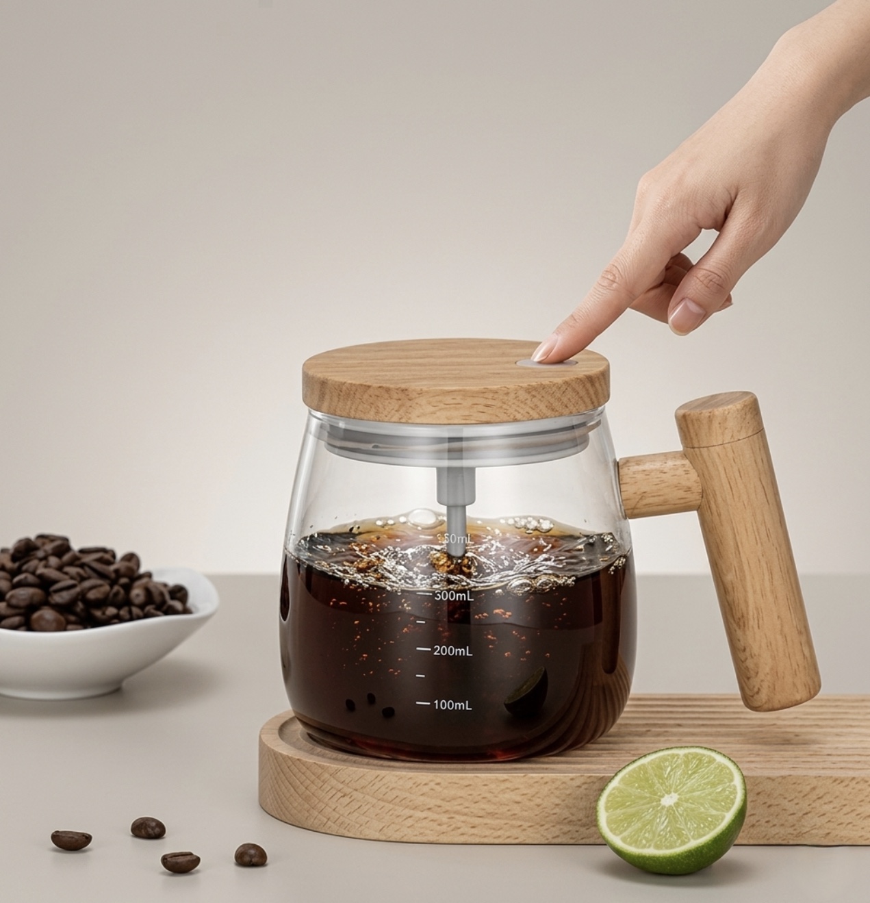 Magnetic Stirring Mug