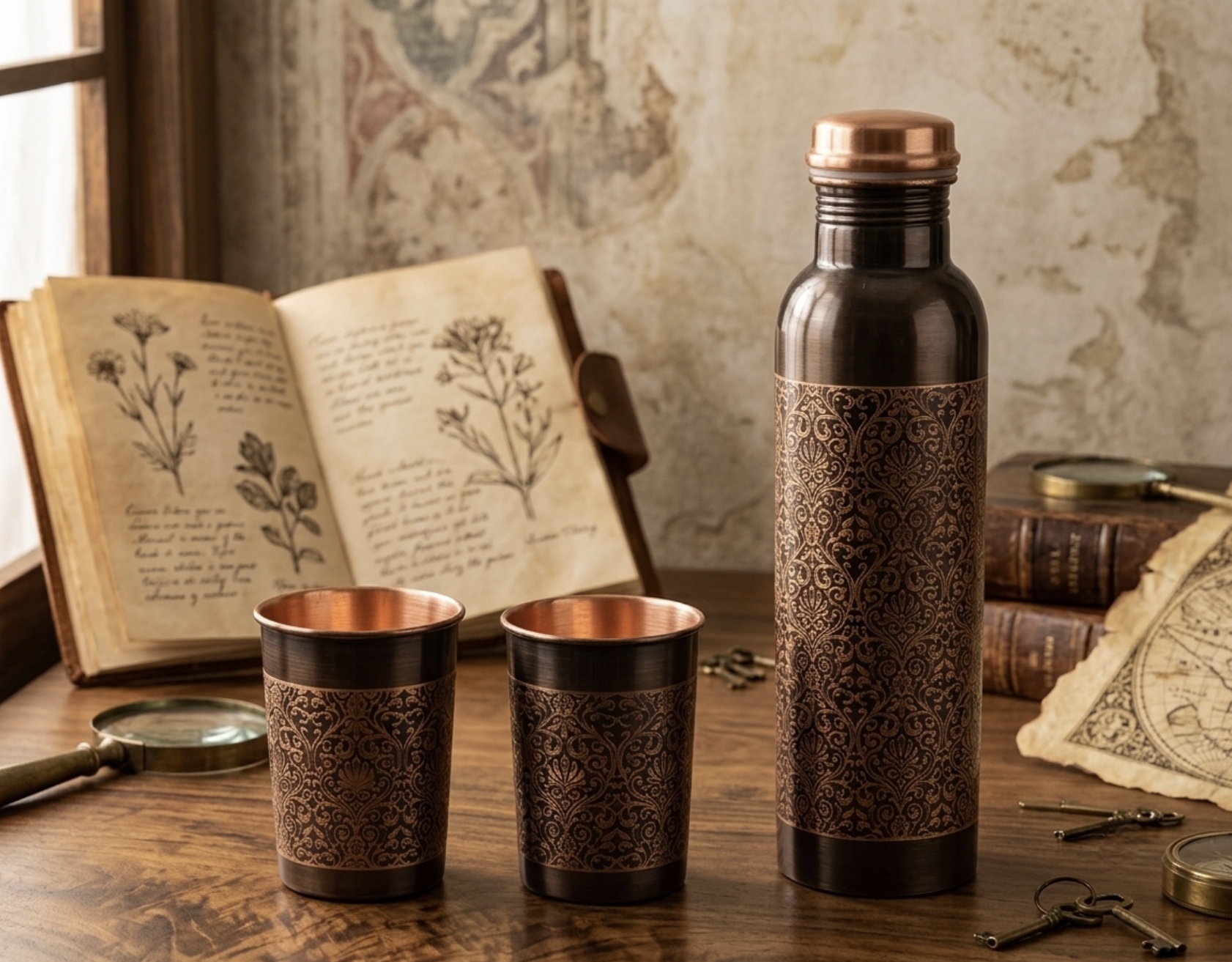 Heritage Artisan Copper Hydration Set